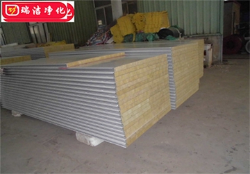 彩鋼板，巖棉夾芯板，